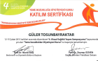 Uzm. Dyt. Güler Tosunbayraktar Diyetisyen sertifikası