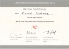 Prof. Dr. Kemal Korkmaz Kalp Damar Cerrahisi sertifikası