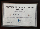 Op. Dr. Merve SARIKAYA ERASLAN Kadın Hastalıkları ve Doğum sertifikası
