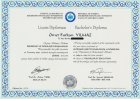 Psk. Dan. Ömer Furkan Yılmaz Psikolojik Danışman sertifikası