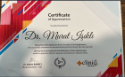 Dr. Murat Işıklı Geleneksel ve Tamamlayıcı Tıp sertifikası