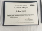 Op. Dr. Davut Baykan Genel Cerrahi sertifikası