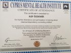 Uzm. Kl. Psk. Elif Özdemir Psikoloji sertifikası