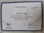 Uzm. Psk. Dan. Hasan Dağ Psikoloji sertifikası