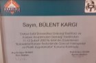 Doç. Dr. Ahmet Bülent Kargı Göğüs Cerrahisi sertifikası