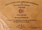 Op. Dr. Mehmet Soyarslan Ortopedi ve Travmatoloji sertifikası