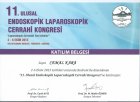 Doç. Dr. Cemal Kara Genel Cerrahi sertifikası