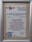 Dr. AHMET KAYA Akupunktur sertifikası