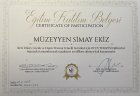 Psk. Dan. Müzeyen Simay Ekiz Psikoloji sertifikası