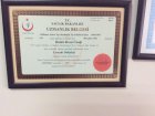 Prof. Dr. Haluk Recai Ünalp Genel Cerrahi sertifikası