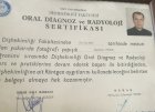 Dt. Mustafa Tuğrul Diş Hekimi sertifikası