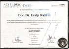 Prof. Dr. Eralp Başer Kadın Hastalıkları ve Doğum sertifikası