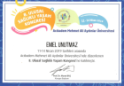 Uzm. Dyt. Emel Unutmaz Duman Diyetisyen sertifikası