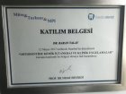 Dr. Dt. Baran Talay Diş Hekimi sertifikası