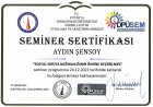 Psk. Aydın Şensoy Psikoloji sertifikası