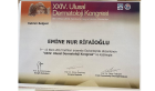 Doç. Dr. Emine Nur Rifaioğlu Dermatoloji sertifikası
