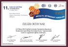Op. Dr. Özgür Oktay Nar Ortopedi ve Travmatoloji sertifikası