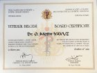 Prof. Dr. Osman Metin Yavuz Plastik Rekonstrüktif ve Estetik Cerrahi sertifikası