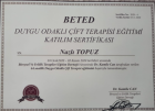 Psikoterapist Nazlı Topuz Psikoloji sertifikası