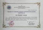 Prof. Dr. Hikmet Hassa Kadın Hastalıkları ve Doğum sertifikası