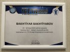 Uzm. Dr. Bahtiyar Bahtiyarov Fiziksel Tıp ve Rehabilitasyon sertifikası