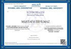 Psk. Mustafa Eryılmaz Psikoloji sertifikası
