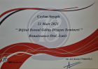 Dt. Ceylan Saygılı Diş Hekimi sertifikası