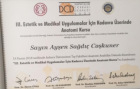 Uzm. Dr. Ayşen Sağdıç Coşkuner Dermatoloji sertifikası