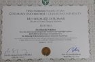 Dt. Ezgi Ünal Diş Hekimi sertifikası