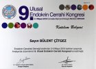 Prof. Dr. Bülent Çitgez Genel Cerrahi sertifikası