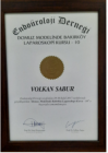 Op. Dr. Volkan Sabur Üroloji sertifikası