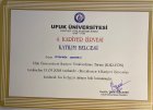 Uzm. Psk. Ayşegül Semerci Psikoloji sertifikası