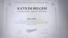 Psk. Beyza Coşkun Psikoloji sertifikası