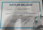 Uzm. Dr. Kayra Barut Fiziksel Tıp ve Rehabilitasyon sertifikası