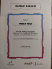 Psk. Dan. Yasemin Yavuz Psikolojik Danışman sertifikası