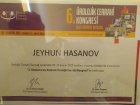 Op. Dr. Jeyhun Hasanov Üroloji sertifikası