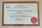 Dr. Öğr. Üyesi Halil Çelik Diş Hekimi sertifikası