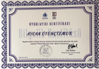 Uzm. Kl. Psk. Aycan Ötünçtemur Psikoloji sertifikası