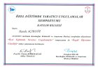 Uzm. Psk. Dan. Hande Özgödek Psikolojik Danışman sertifikası