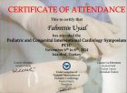 Prof. Dr. Fahrettin Uysal Çocuk Sağlığı ve Hastalıkları sertifikası