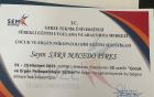 Uzm. Pedagog Sara Catarina Pires Psikoloji sertifikası