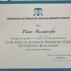 Psk. Pınar Ateşağaoğlu Psikoloji sertifikası