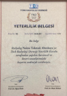 Prof. Dr. Naime Altınkaya Radyoloji sertifikası