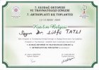 Op. Dr. Lütfü Tatlı Ortopedi ve Travmatoloji sertifikası