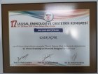 Dr. Öğr. Üyesi Eser Ağar Kadın Hastalıkları ve Doğum sertifikası
