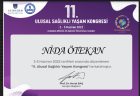 Dyt. Nida Ötekan Diyetisyen sertifikası