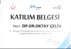 Op. Dr. Oktay Çelik Genel Cerrahi sertifikası