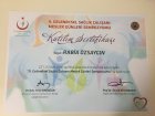 Dyt. Rabia Özsaygın Diyetisyen sertifikası