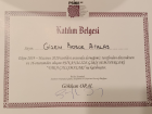 Klinik Psikolog  Gizem Bodur Atalay Psikoloji sertifikası