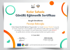 Aile Danışmanı Fevziye Balcıoğlu Aile Danışmanı sertifikası